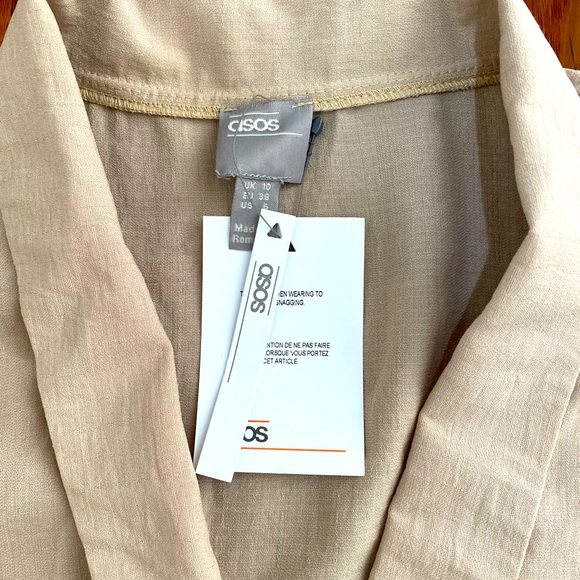 Asos design ‘Tux Midi’ dress - Picture 7 of 10